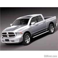 Dodge Ram HFE Crew Cab 2013 - 3D Model