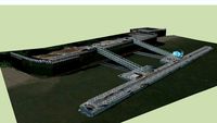 Greenwich Pier. Correct height terrain.