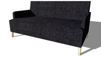 canapé adam gris anth, maisons du monde, ref 138744 prix 199,90