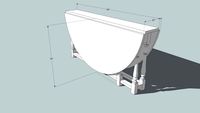 Gateleg table