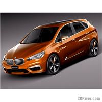 BMW Active Tourer Concept 2013 - 3D Model
