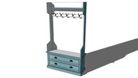 MEUBLE D'ENTREE NEWPORT GRIS, maisons du monde, ref 139142 prix 369,90
