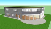Grosses Einfamilienhaus mit Panorama-Wohnzimmer