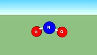 NItrogen dioxide molecule structure