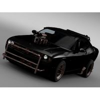Mad Max Fight Interceptor Dodge Challenger 2015 - 3D Car for Maya