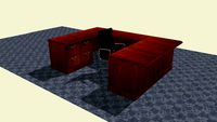 Desk Unit Colonial