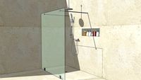 Bathroom wetroom shower set