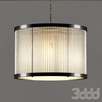 1920S ESSEX CRYSTAL ROD CHANDELIER LARGE