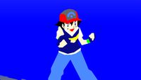 Ash/Satoshi 2D face me