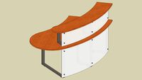 Rezeption 1800 x 910/900 x 720mm, RZ-09-031-1