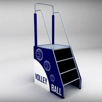 Referee stand volleyball low poly3d model