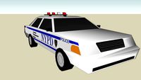 NYPD police car