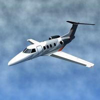 Embraer Phenom 100 private jet3d model