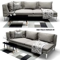 Couch B&B; ITALIA CHARLES3d model