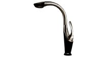 Vuelo Cocoa Bronze-Stainless Single Handle Hi-Arch Pull Out Kitchen Faucet SmartTouch 64255LF-SSCO