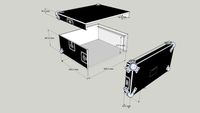 Flightcase 19' - 5HE hoog