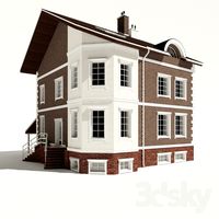 Cottage. Brick.