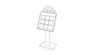 Présentoir Mobilier Coffret