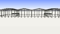 Pavilhão pré moldado geradores
