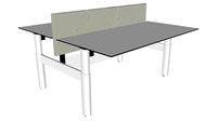 Ahrend Four_Two Duo desk 2x160x80 with screen