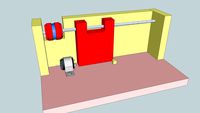 Maqueta para puerta de garaje