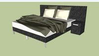 Bed - boxspring met hoofdbord