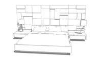 MASTER BED STEAD + HEADBOARD _Schadowsky/AGUNG