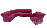 sofa and armchair