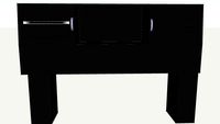 Modern Black Headboard