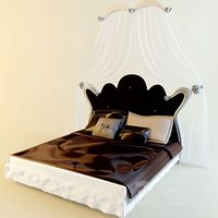 Four-poster bed