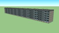 Soviet 'Lithuanian Project' apartment block building