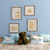 Bear and pillows