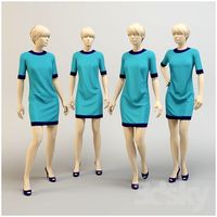 Modern free dress.