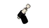 Régleur de débit miniature diamètre 4 - M5x0,8