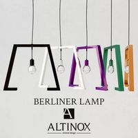 Hanging lamp BERLINER LAMP by Altinox