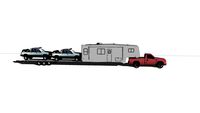 Rediculis Huge 5th wheel camper toy hauler