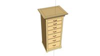 Bureau semainier/7 drawers chest