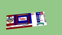Phillies Ticket Stub