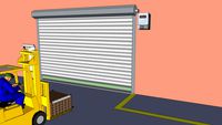 Rolling Door with Jackshaft Operator
