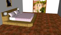 letto matrimonile con base