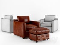 Crate &amp; Barrel / Troy Chair and a Half