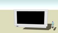 Matsui Widecreen Television With Remote Control