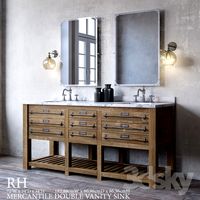 MERCANTILE DOUBLE VANITY SINK