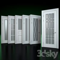 A set of glass doors