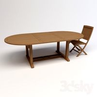 table and chair rattan Elite