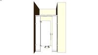 HPL Toilet Partitions - Wall to Wall Single Stall