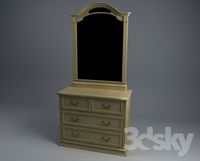 Chest of drawers + mirror