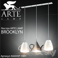 Chandelier Arte Lamp Brooklyn A6604SP-3WH