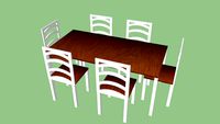 Homestead Set: 6 Seater Dining Table