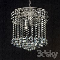 The Lighting Book PANDORA modern crystal chandelier for high ceilings 4